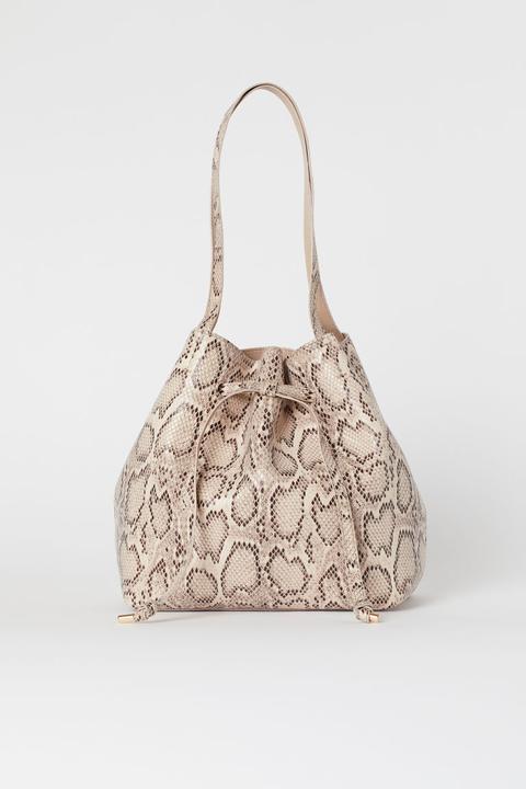 H & M - Borsa A Secchiello - Beige