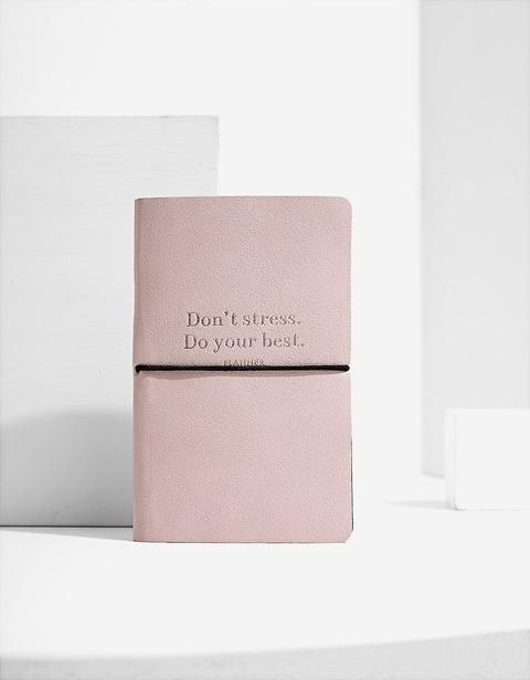 Mini Planner Efecto Piel "don't Stress Do Your Best"
