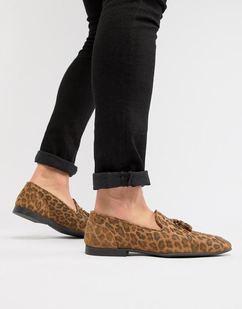 Asos Design - Mocassini Effetto Leopardato - Multicolore