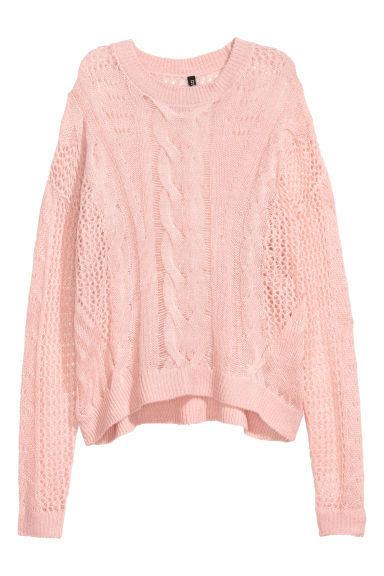 H & M - Jersey De Punto - Rosa