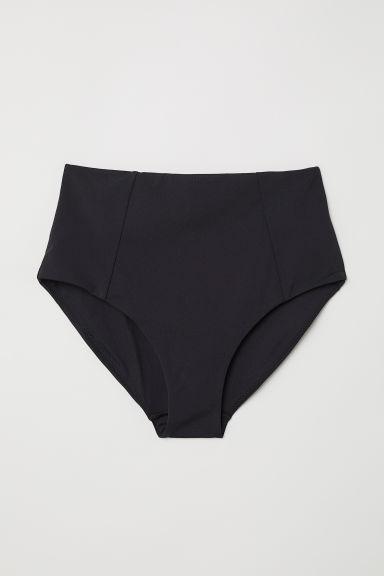 H & M - Slip Bikini High Waist - Nero