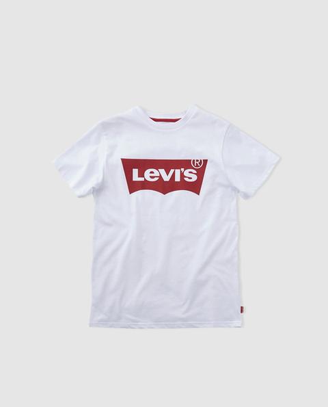 Levi´s Kidswear - Camiseta De Niño Levi´s Kidswear En Blanco Con Print
