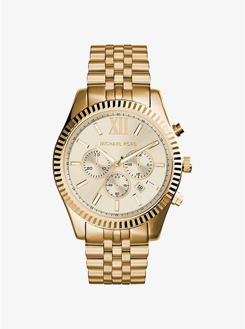 Reloj Lexington Dorado