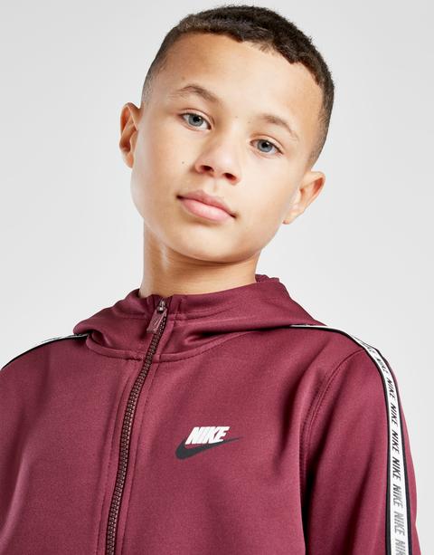 Nike tape poly best sale full zip hoodie junior