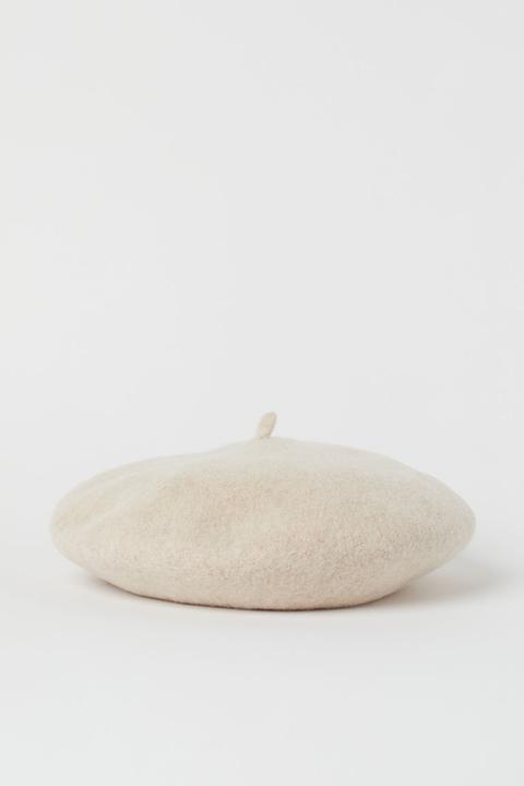 Wool Beret - Beige