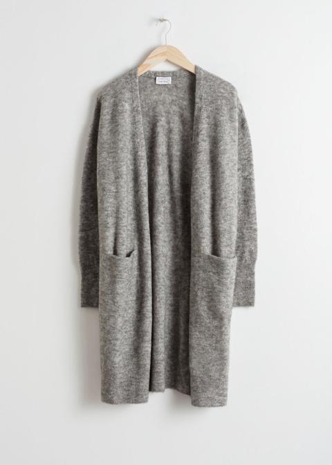 and other stories wool blend cardigan