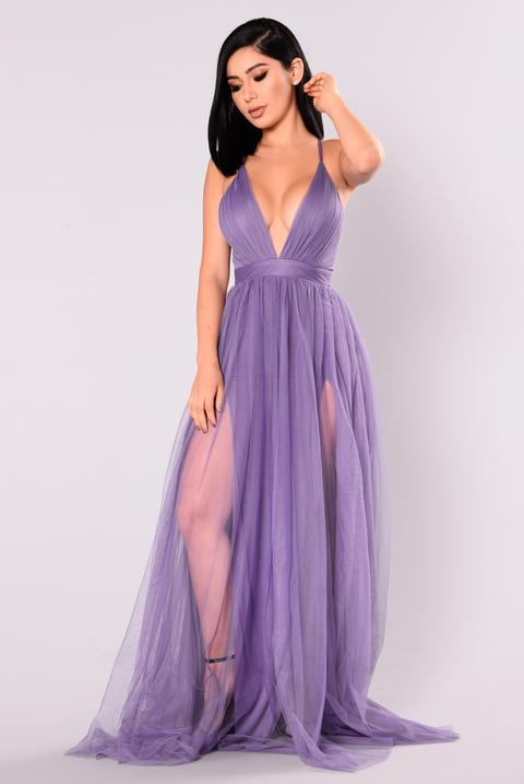 On The Runway Maxi Dress - Purple