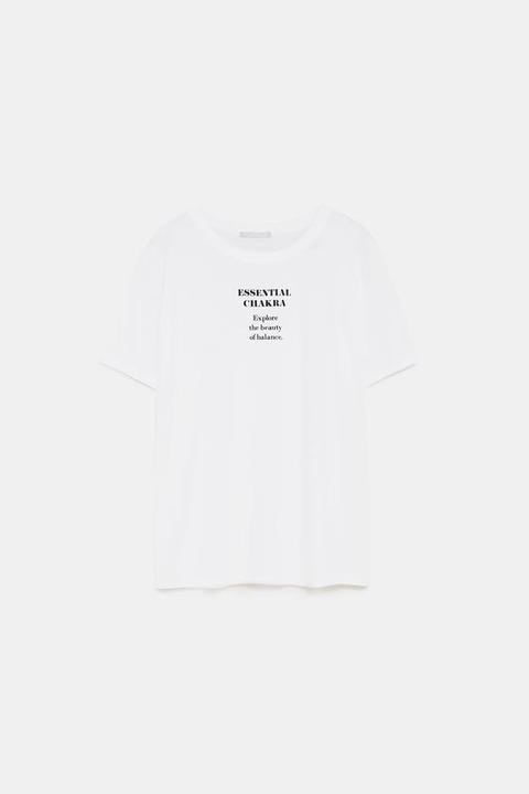 T-shirt Con Scritta
