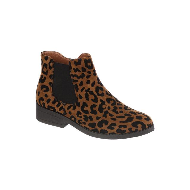 peacocks leopard print boots