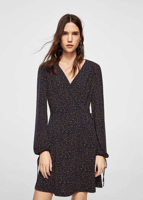Vestido Escote Cruzado