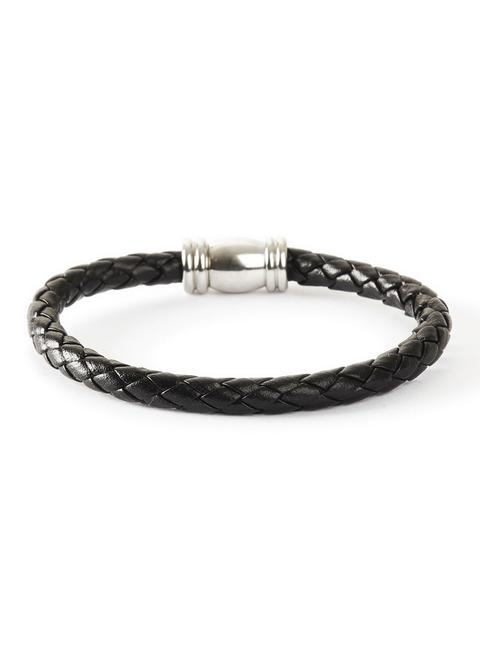 Black Leather Bracelet*