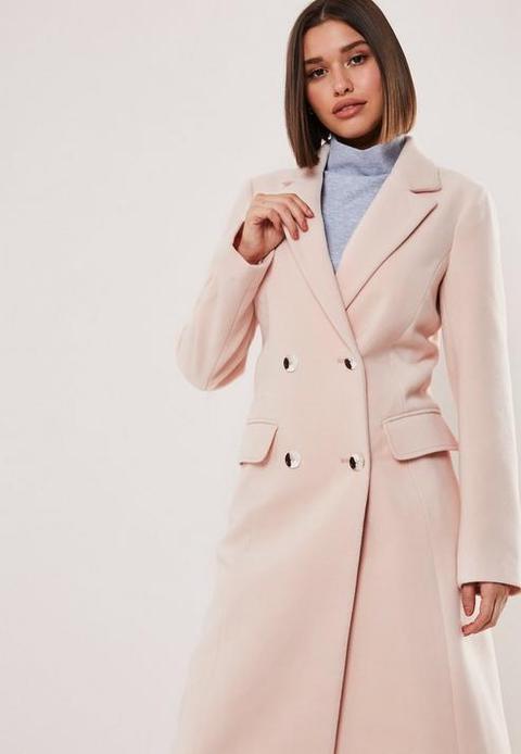 nude formal coat