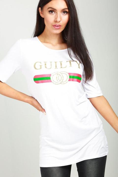 Freya Guilty Slogan T-shirt
