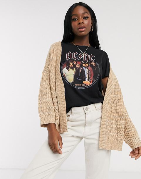 Brave Soul Hobbit Oversized Boxy Cardigan In Biscuit-beige