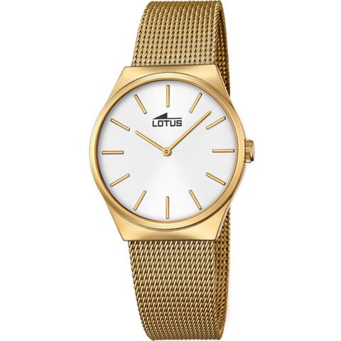 Reloj Lotus Minimalist 18481/1 Blanco, Correa De Acero, Mujer