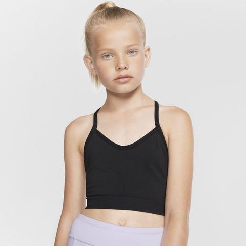 Nike Dri-fit Girls' Sports Bra - Black