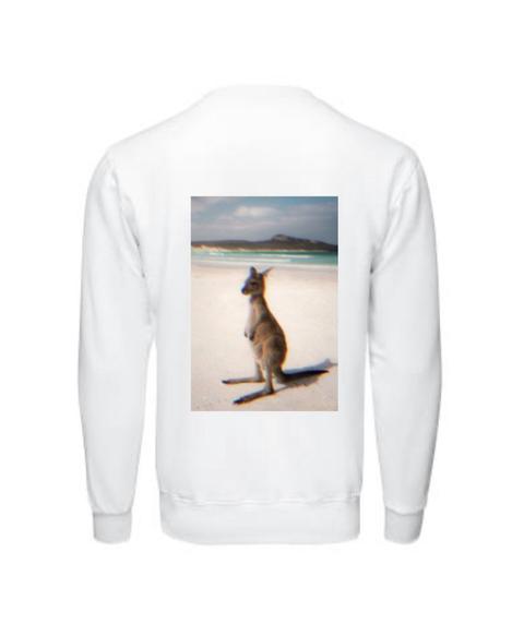 Sudadera Benéfica Australiä Blanca