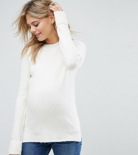 Jersey Grueso Con Puño Ancho De Hilo Esponjoso De Asos Maternity