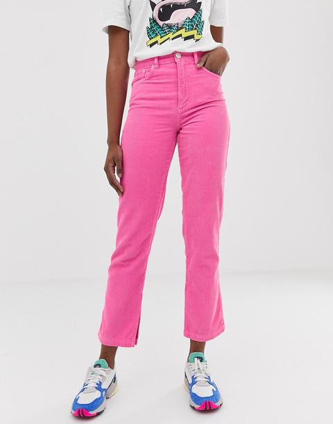 pink cord jeans