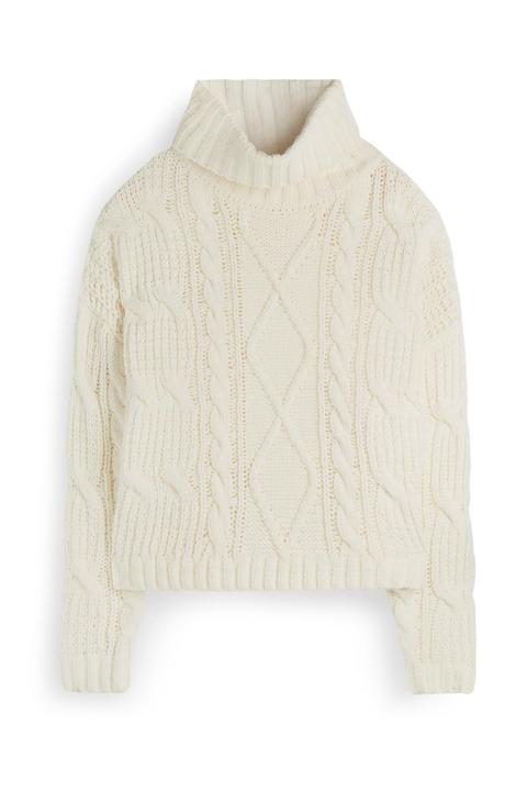 Cream Cable Knit Jumper