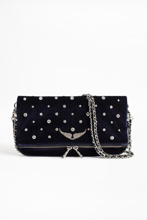 Pochette Rock Velvet Strass