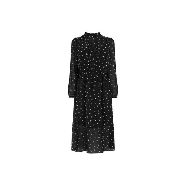 oasis bird print shirt dress