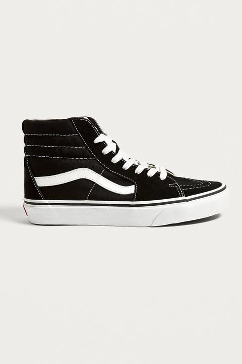 Vans Sk8-hi Black And White Trainers - Womens Uk 4