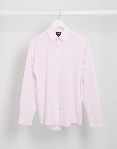 Burton Menswear Skinny Formal Shirt In Pink