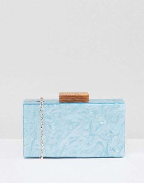 Clutch Tipo Caja Con Diseño Estilo Mármol De Asos