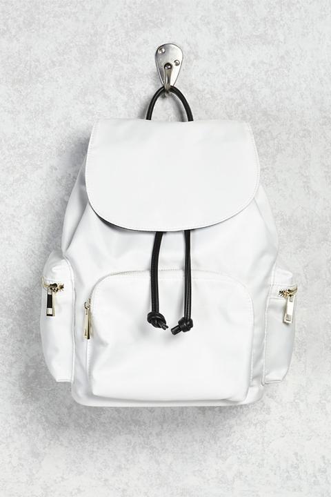 Nylon Flap-top Backpack