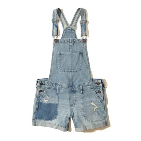 Denim Short Overalls