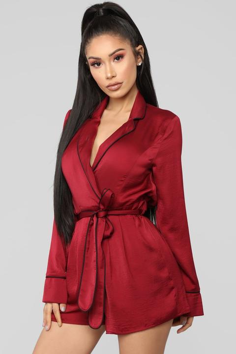 fashion nova burgundy jumpsuit