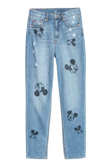 H & M - Slim Mom Jeans - Blu