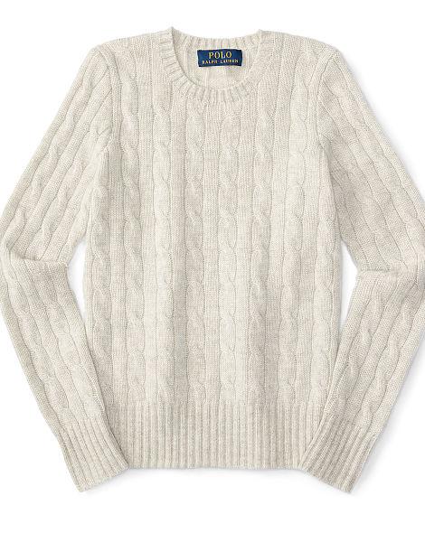 Classic Cable Cashmere Sweater