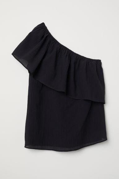 H & M - Top Monospalla - Nero