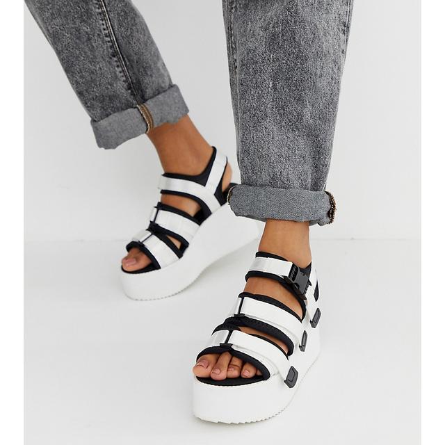 asos white platform sandals