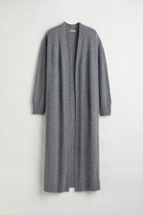 Gilet Long - Gris