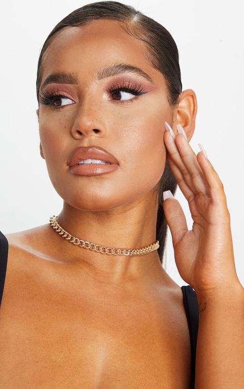 Gold Simple Link Chain Choker