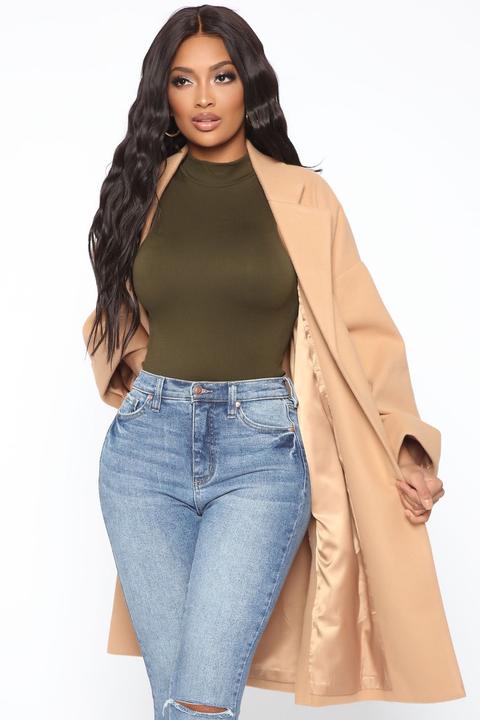 Up Close And Personal Coat - Beige