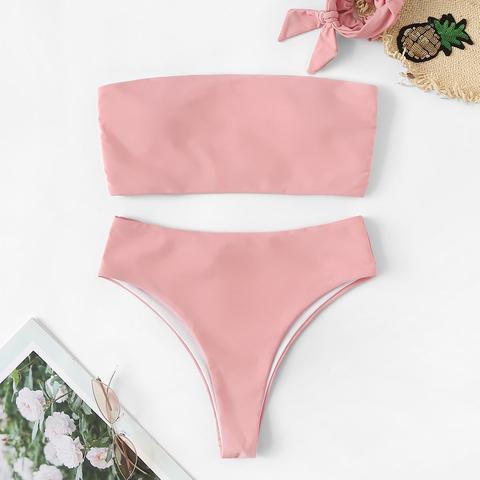 Bikini Bandeau De Talle Alto