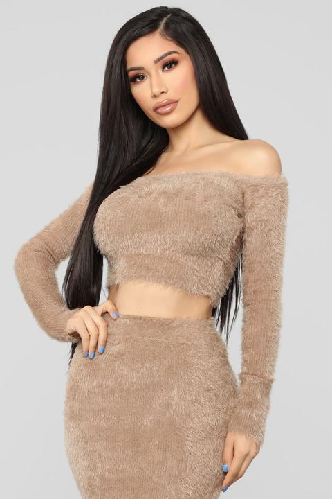 fuzzy skirt set