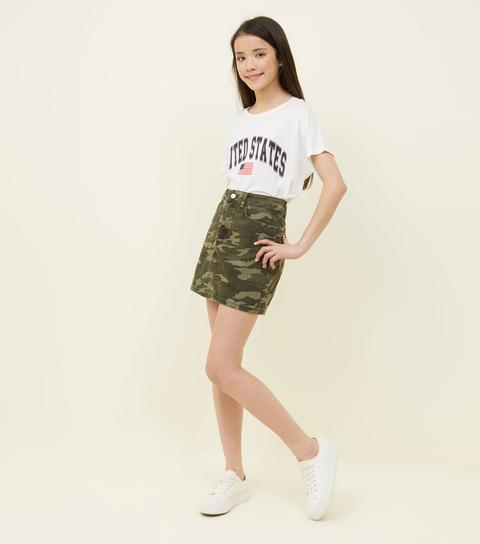 army print jeans new look