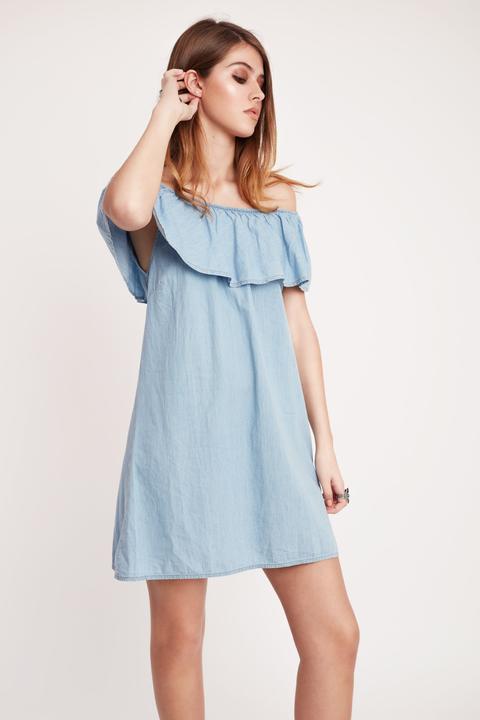 Vestido Armonias Efecto Denim