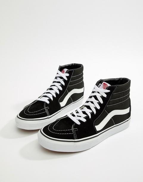 vans montante noir femme