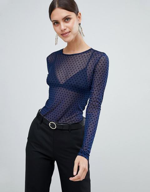 Y.a.s Sadot Mesh Long Sleeved Top