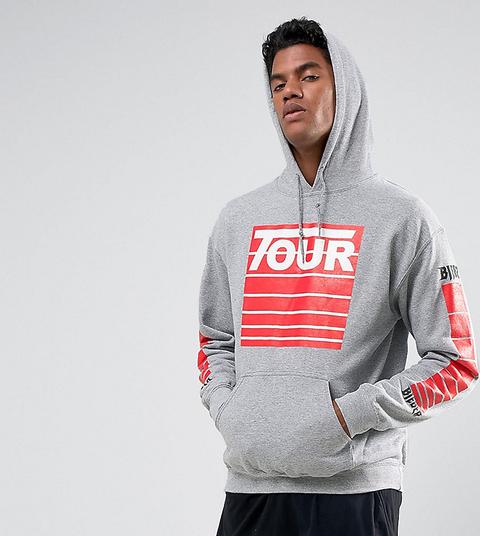 Justin Bieber Stadium Tour Hoodie In Grey - Grey