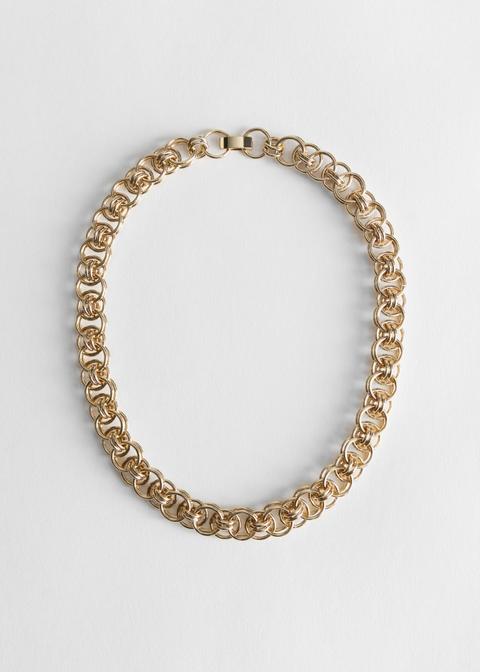 Chain Link Choker Necklace