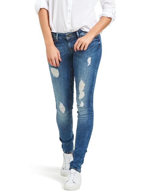 Coral Superlow Destroyed Skinny Fit Jeans