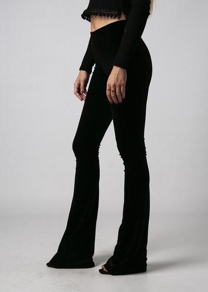 Black Velvet Pants