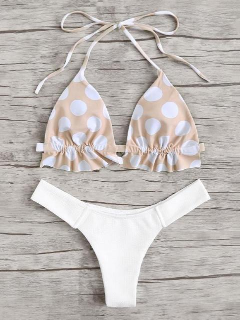 Set De Bikini De Lunares